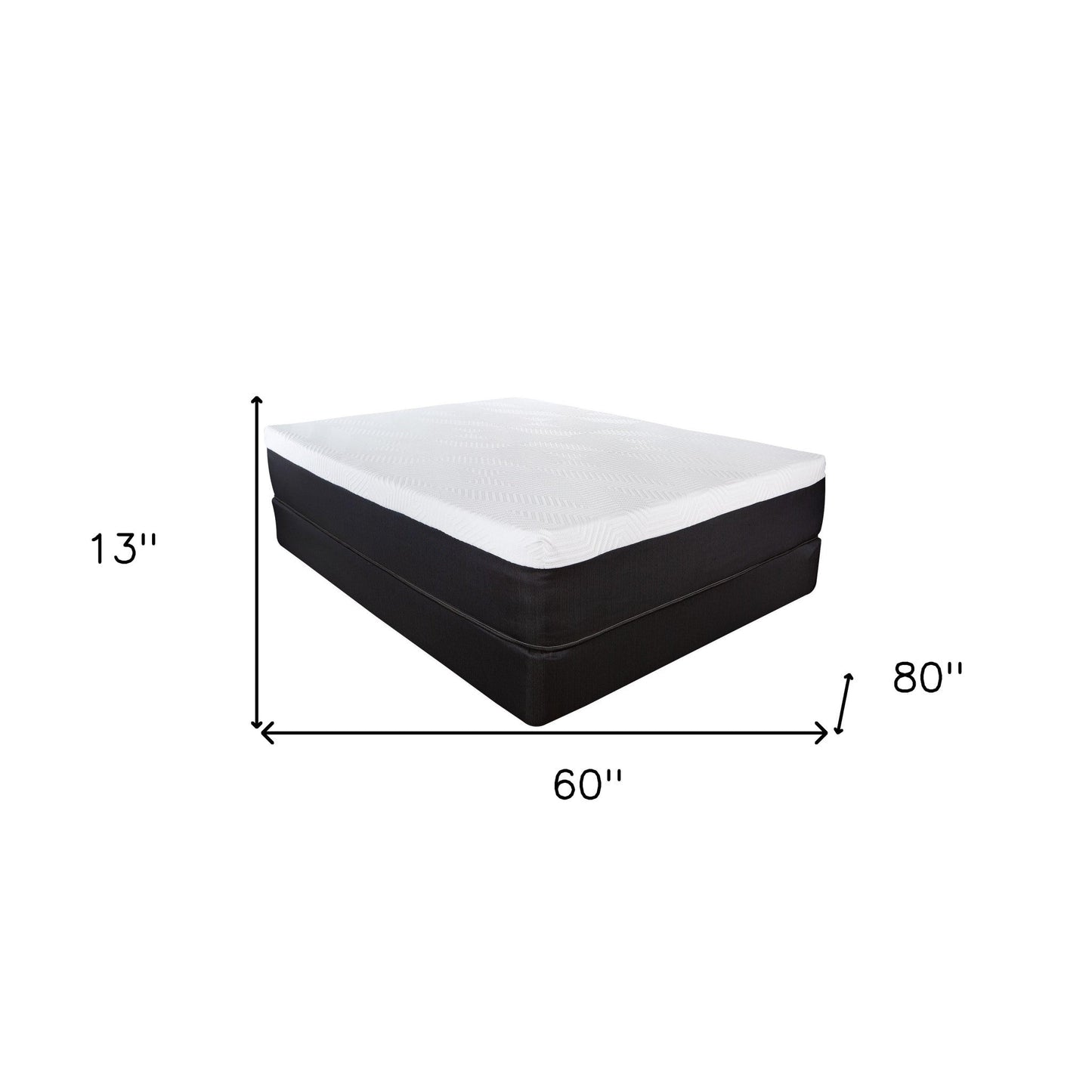 13" Hybrid Pocket Coil Gel Memory Foam Mattress HomeRoots