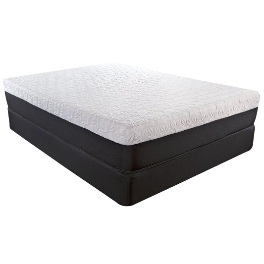 11.5" Lux Copper Infused Gel Memory Foam And High Density Foam Mattress Twin - FurniFindUSA