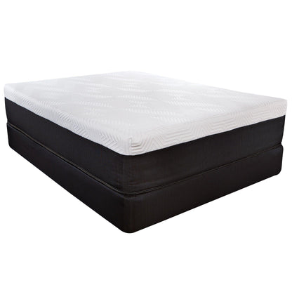 14" Hybrid Lux Memory Foam And Wrapped Coil Mattress Twin - FurniFindUSA