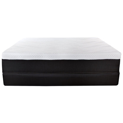 14" Hybrid Lux Memory Foam And Wrapped Coil Mattress Twin - FurniFindUSA