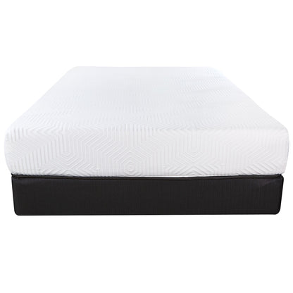 10.5" Hybrid Lux Memory Foam And Wrapped Coil Mattress Twin