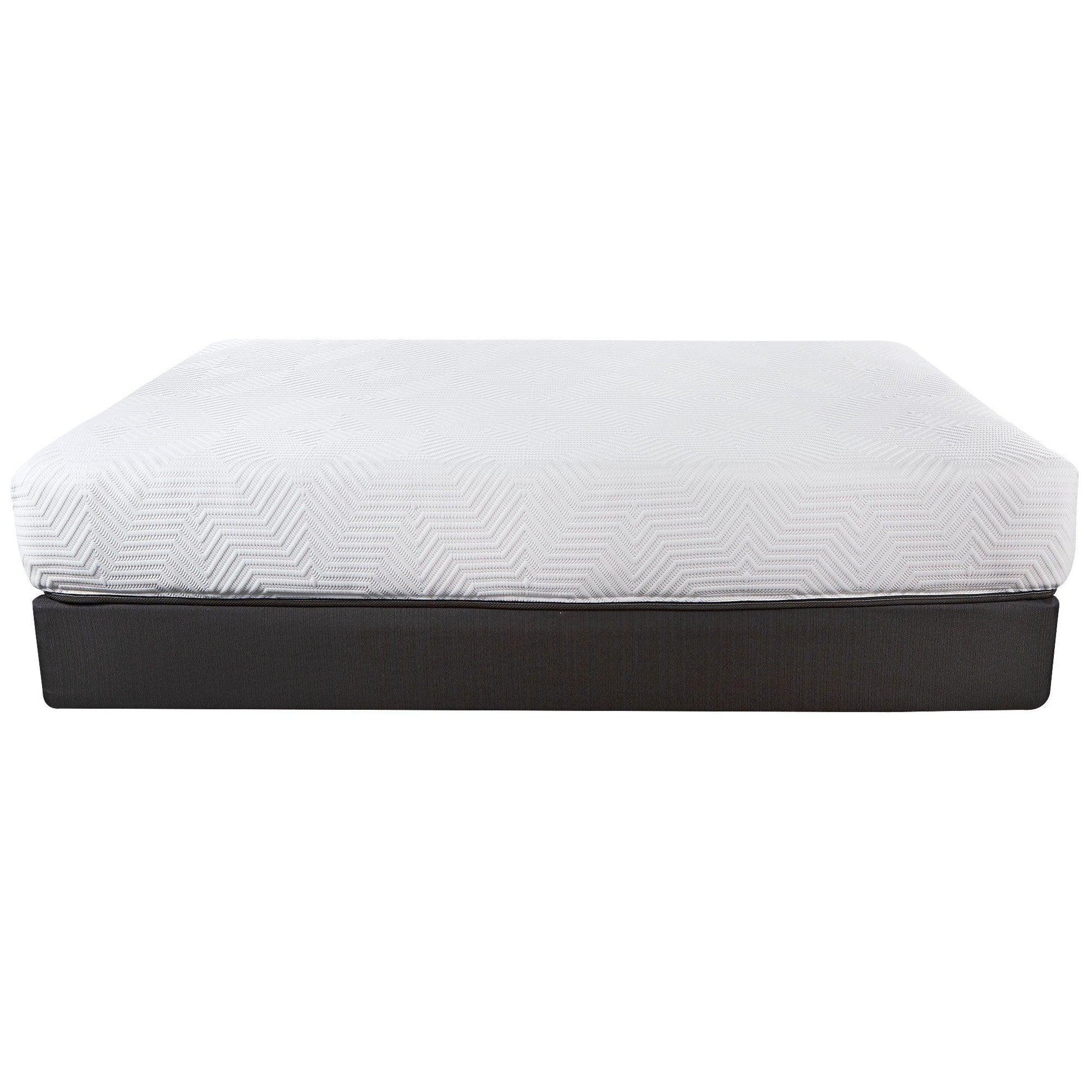 10.5" Hybrid Lux Memory Foam And Wrapped Coil Mattress Full - FurniFindUSA