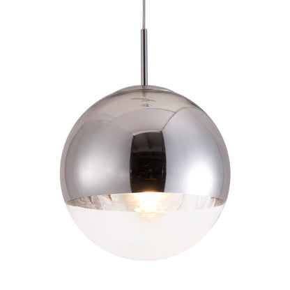 Silver Lantern Metal Dimmable Ceiling Light