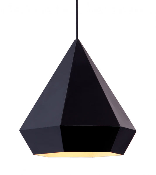 Black Lantern Metal Dimmable Ceiling Light With Black Shades