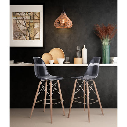 Natural Lantern Metal Dimmable Ceiling Light With Natural Shades HomeRoots