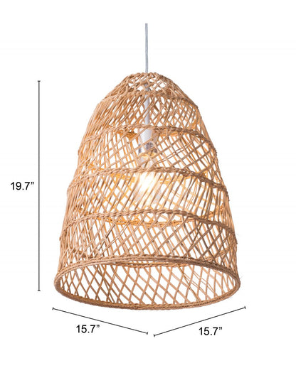 Natural Basket Ceiling Lamp