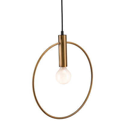 Gold Ring Metal Dimmable Chandelier HomeRoots