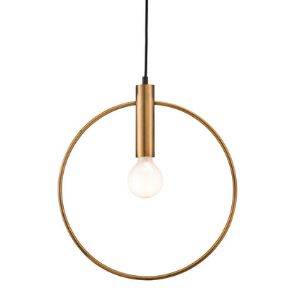 Gold Ring Metal Dimmable Chandelier HomeRoots