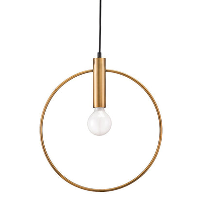 Gold Ring Metal Dimmable Chandelier HomeRoots