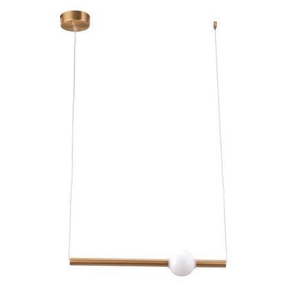 Gold And White Kitchen Island Metal LED Chandelier HomeRoots