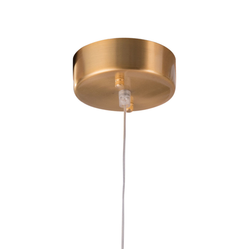 Vertical Cylinder Lamp Gold