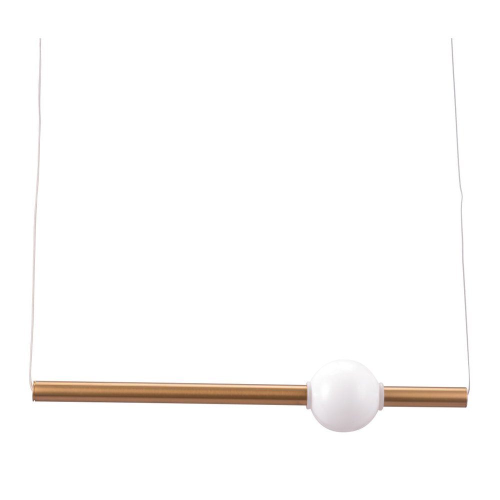 Gold And White Kitchen Island Metal LED Chandelier HomeRoots