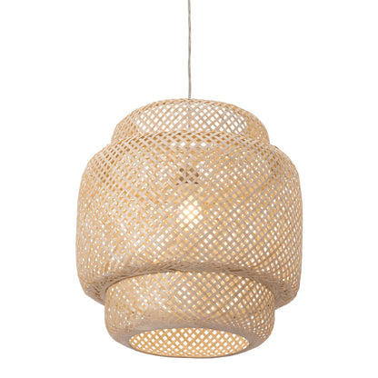 Natural Boho Weave Ceiling Lamp