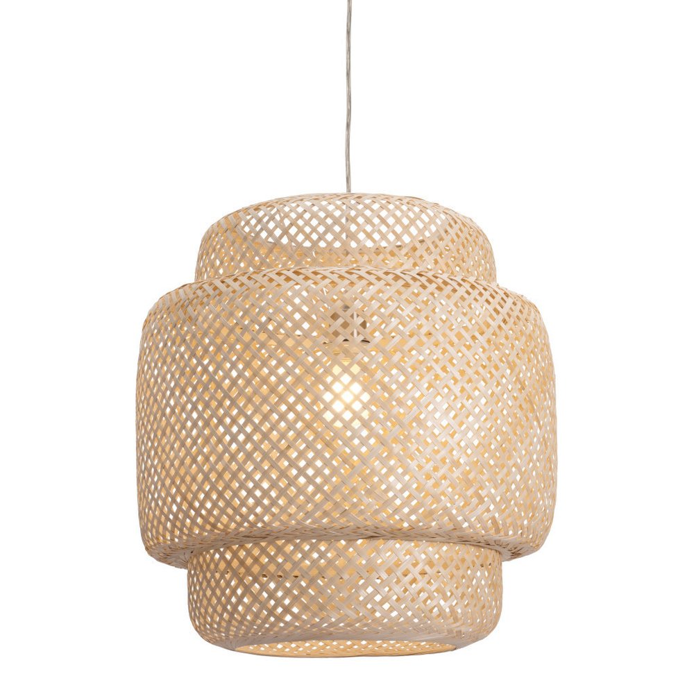 Natural Boho Weave Ceiling Lamp — view 3