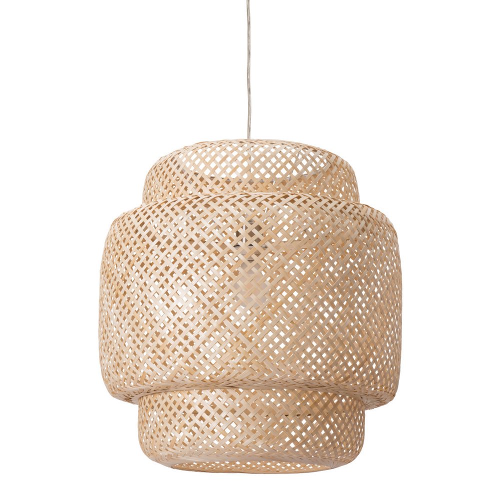 Natural Boho Weave Ceiling Lamp — view 5