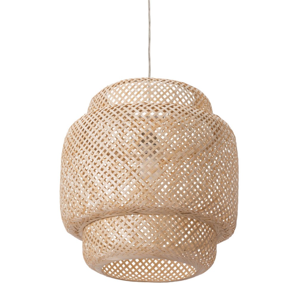 Natural Boho Weave Ceiling Lamp — view 7