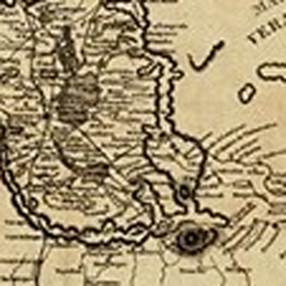 Vintage 1862 Civil War Map Unframed Print Wall Art — view 4