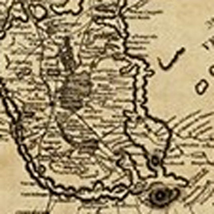 Vintage 1862 Civil War Map Unframed Print Wall Art