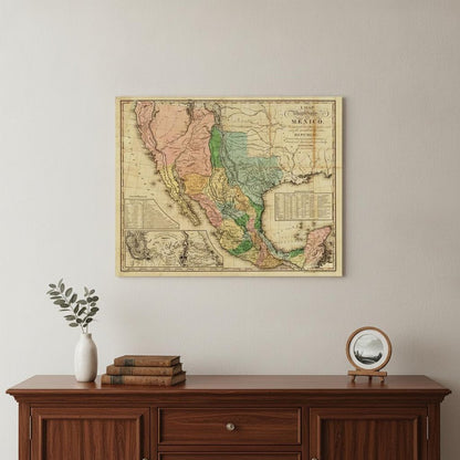 Vintage 1862 Civil War Map Unframed Print Wall Art