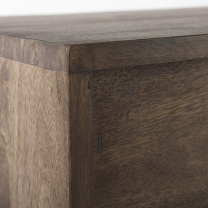 Dark Brown Two Door Cabinet With Metal Legs HomeRoots