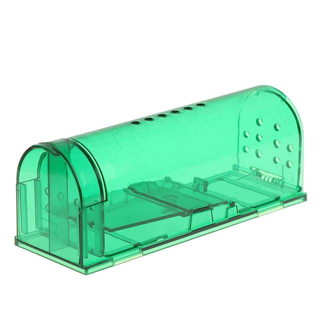 Smart Self-locking Mousetrap Safe Firm Transparent Household Mouse Catcher Control Cage Reusable Mice Rodent Catcher Rat Traps - FurniFindUSA