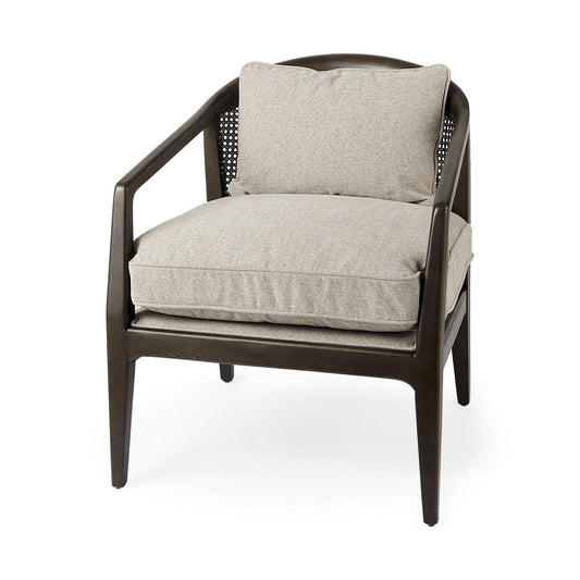 Fusion Light Cane Back Arm Chair - FurniFindUSA