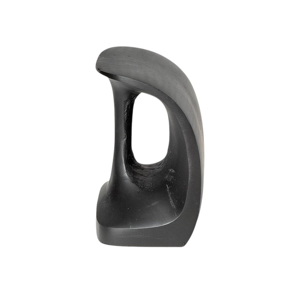 Set of Two 6" Black Metal Decorative Bookends HomeRoots