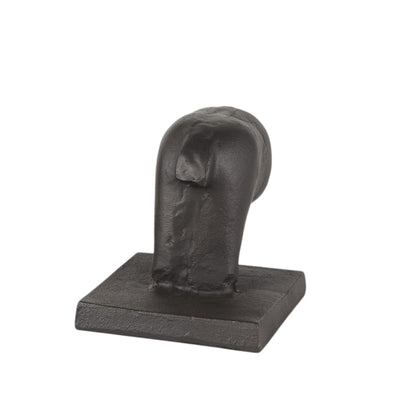 Black Cast Aluminum Horse Shaped Bookends