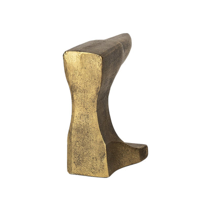 Distressed Brushed Gold Anvil Bookends