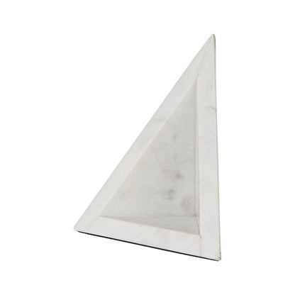 Set of Two White Marble Decorative Bookends HomeRoots