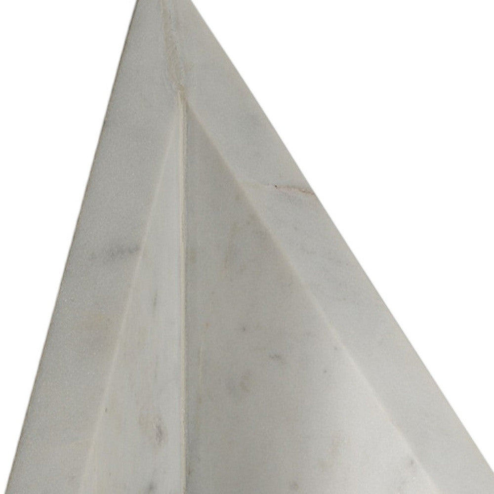 3D Modern Triangle Marble Bookends