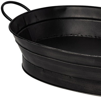 14" Black Metal Basket HomeRoots