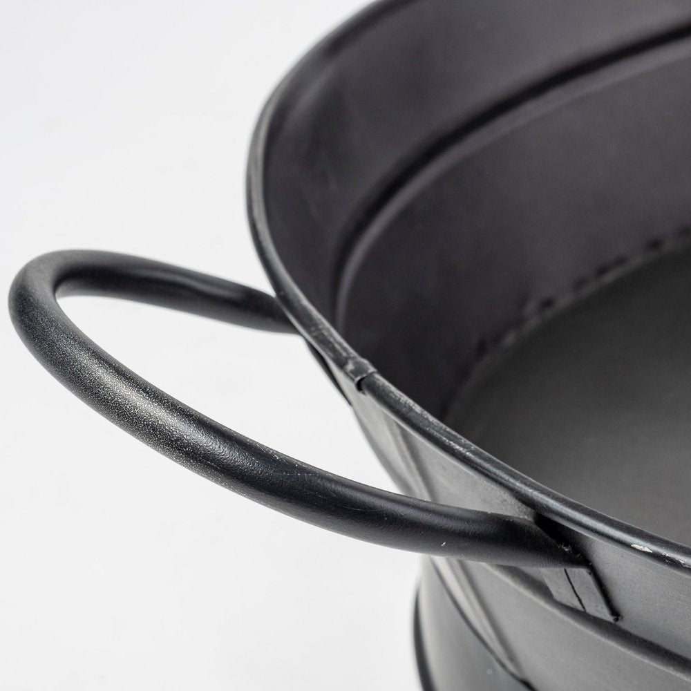 14" Black Metal Basket — view 5
