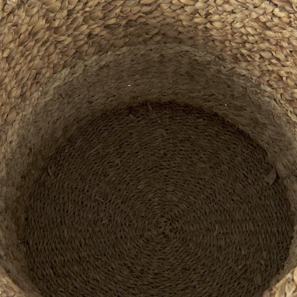 Set of Three Brown Wicker Basket HomeRoots