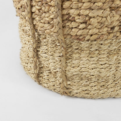 Set of Three Brown Wicker Basket HomeRoots