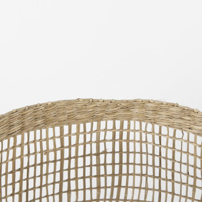 Set of Two Brown Wicker Basket HomeRoots
