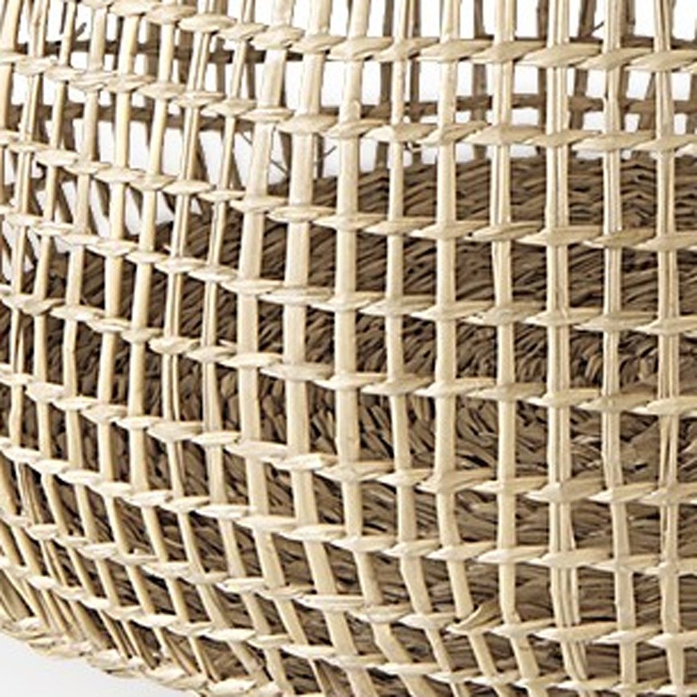 Set of Two Brown Wicker Basket HomeRoots