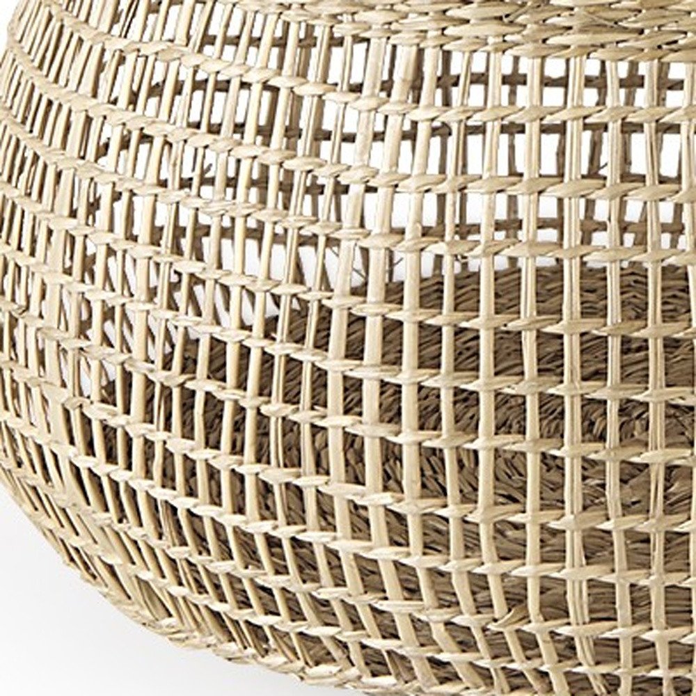 Set of Two Brown Wicker Basket — view 8