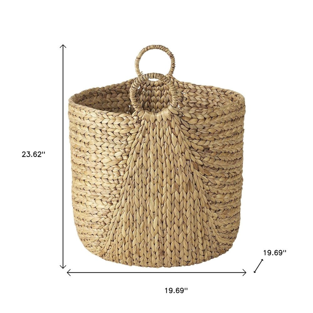Set of Three Brown Wicker Basket — view 11