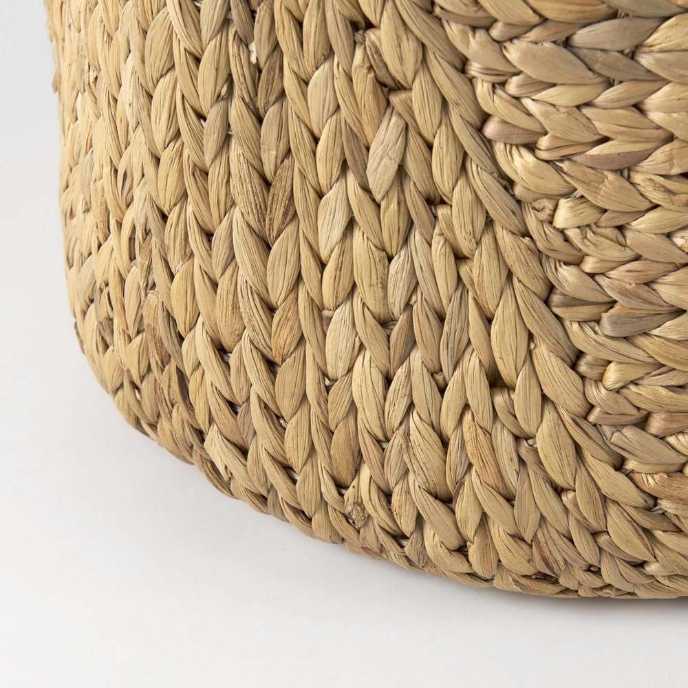 Set of Three Brown Wicker Basket HomeRoots