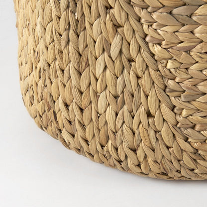 Set of Three Brown Wicker Basket HomeRoots