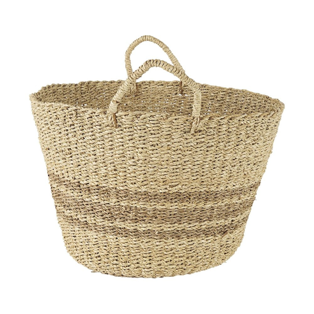 Set of Two Brown Wicker Basket — view 8