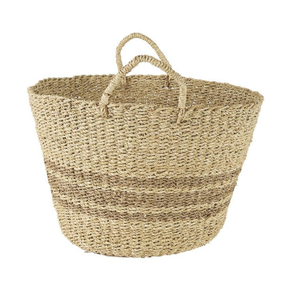 Set of Two Brown Wicker Basket HomeRoots