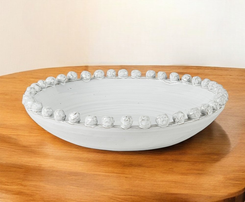 4" Off White Ceramic Tabletop Sculpture HomeRoots