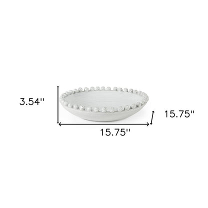 4" Off White Ceramic Tabletop Sculpture HomeRoots