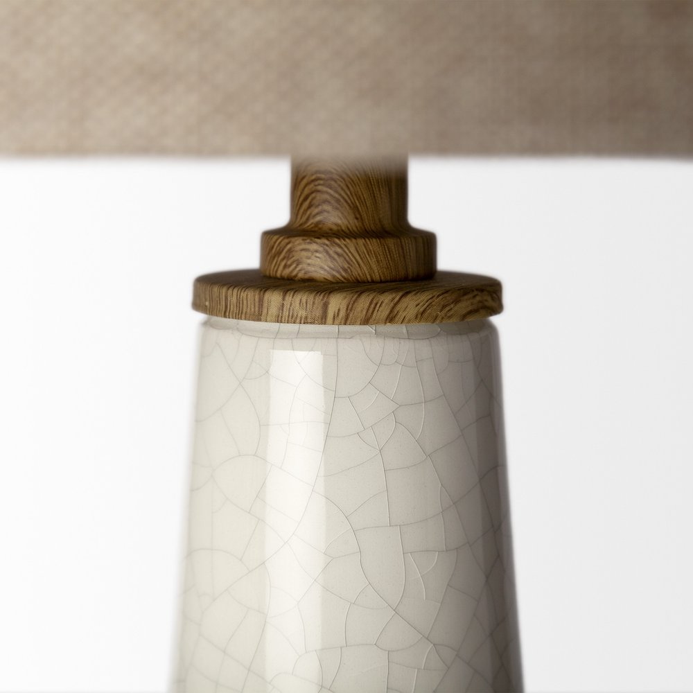 29" Brown Lamp Base LED With Brown Shade HomeRoots