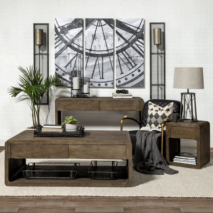 29" Bronze Lamp Base LED With Beige Shade HomeRoots