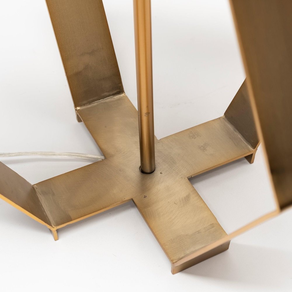 Gold Geometric Design Table Lamp — view 6