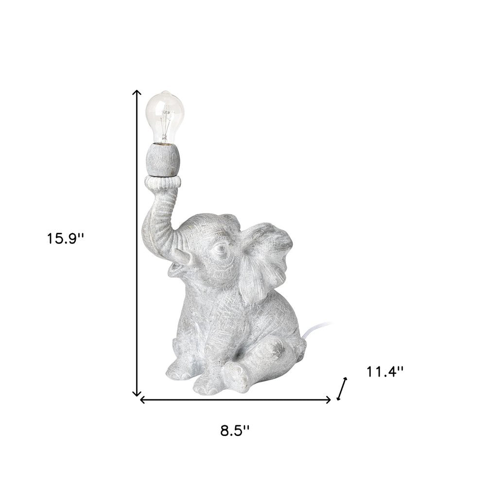 16" Gray Lamp Base LED — view 9