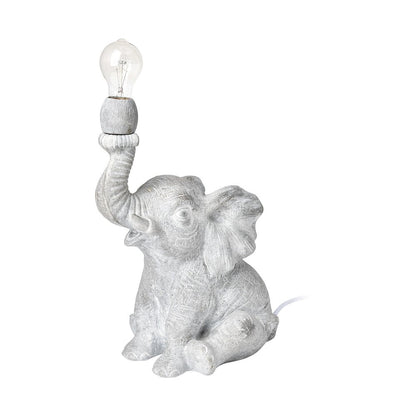 16" Gray Lamp Base LED HomeRoots